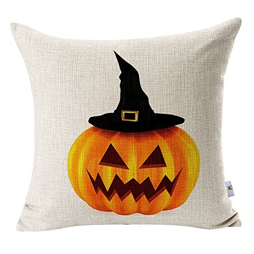 YOYOU Halloween Scheme Decorative Pillowcase 18x18 Throw Pillow Cover (AA1)