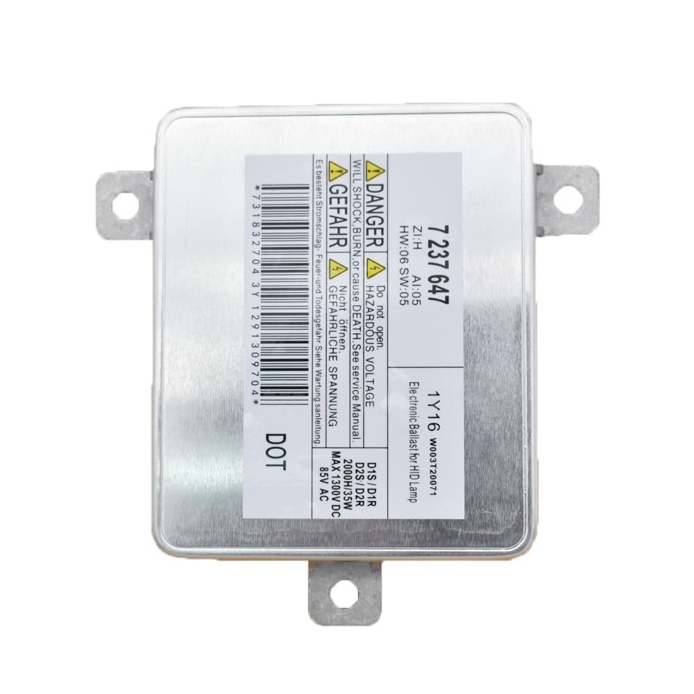 Scheinwerfer VorschaltgeräT W003T20071 HID Xenon Ballast Control Unit Module D1S Passend for BMW X1 E84 E90 F10 F11 F01 F07 7237647 7318327 63117237647 63117318327