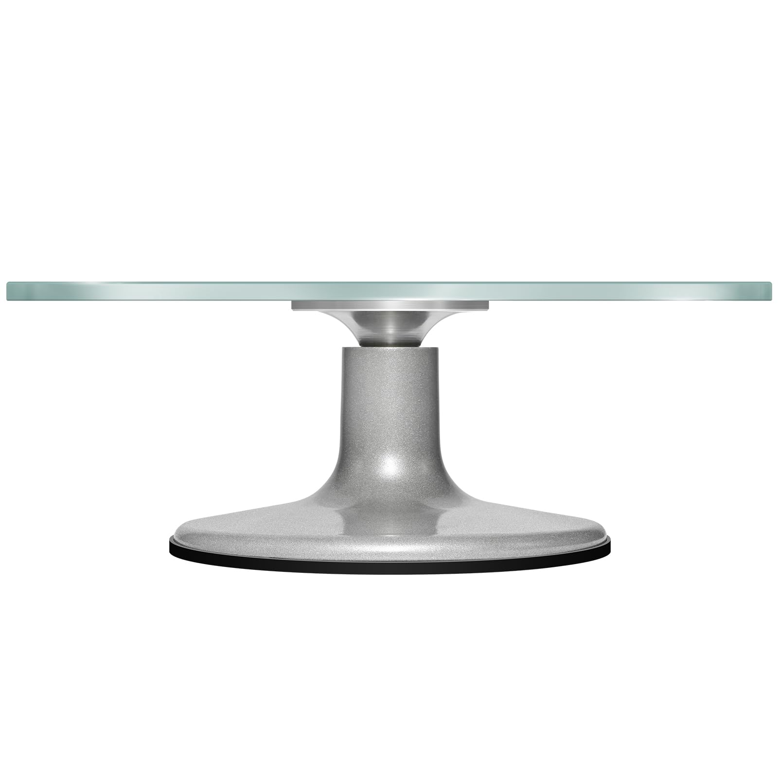 Uten Glass Cake Turntable for Decorating, 12 Inch Rotating Cake Stand, Large Revolving Cake Spinner Stand for Birthday, Party, Wedding Cake Baking Supplies Tools