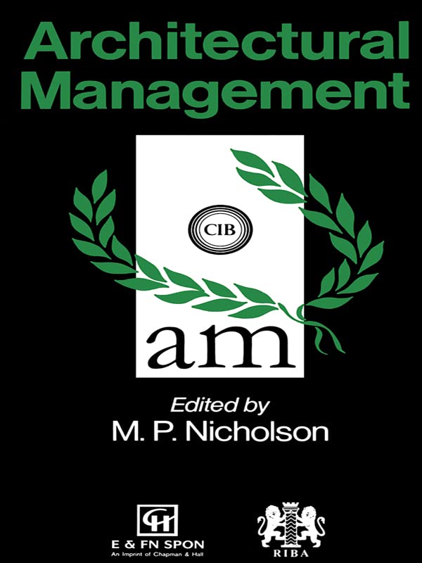 Architectural Management livre en anglais pour diriger un cabinet d'architecture
