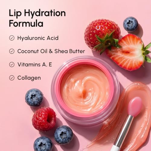 MAREE Overnight Lip Mask – Berry, 0.7 oz — view 4
