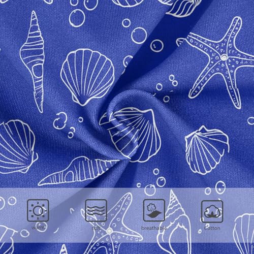 Ocean Shell Starfish Blue Toddler Girls's Underwear 2T 23029143