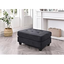 Stylish Black Ottoman...