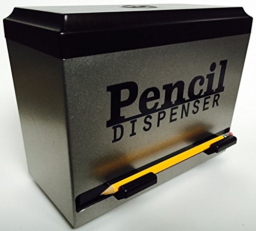 Plastic Touch Action Pencil Dispenser (Silver Flake)