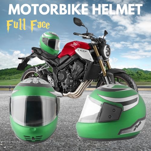 Image of Sage Square Audi Kimi Full Face Helmet | ISI Certified | Clear Visor | Ultra Comfort Inner Padding Extra Comfort & Stylish