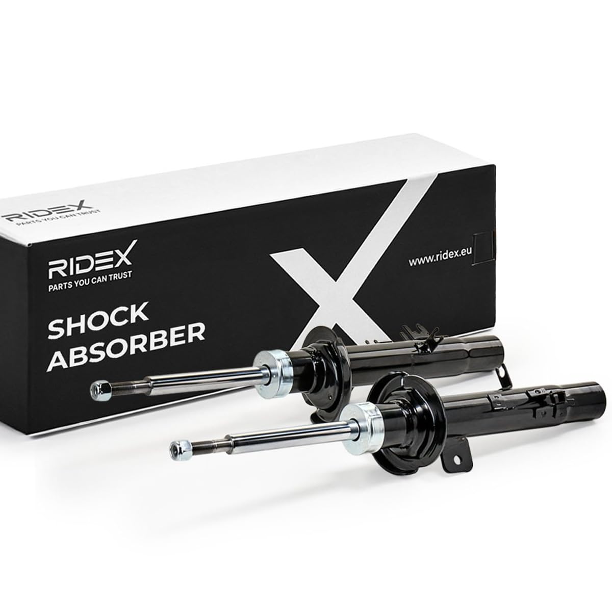 RIDEX 854S0805 2x Amortiguador Delantero Izquierda Delantero Derecha Delantero Compatible con CITROËN C3 I Hatchback FC, FN