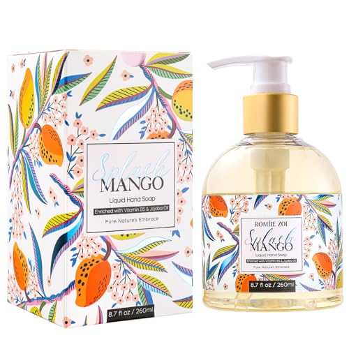 Image of ROMIIE ZOI Liquid Hand Soap with Gift Box - Splash Mango - 260ml / 8.7 fl.oz