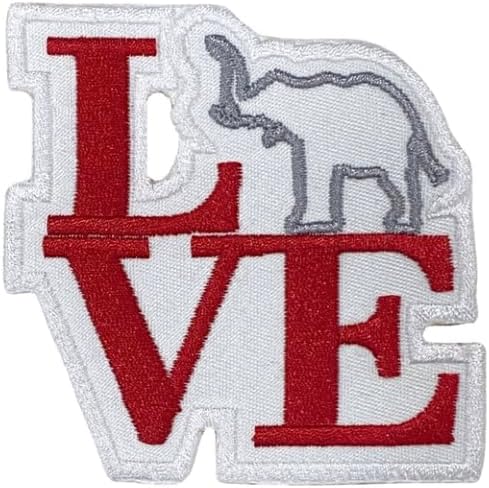 DST Sorority Embroidered Applique Sew or Iron-On Patch Collection for Bag Jacket Clothing (Delta Love Park)