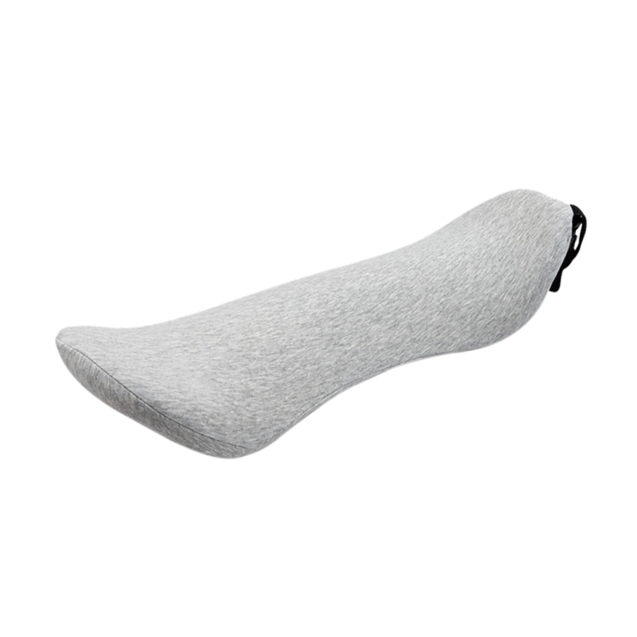PRETYZOOM Memory Cotton Lumbar Support Pillow for Office Nap Ergonomic Waist Pillow Removable Cover for Back Pain Relief