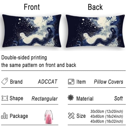 Fundas cojines 40x80 azul para renovar el sofa de tu salon moderno con un toque de terciopelo 7