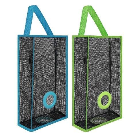 AG E-Com Mesh Bag Reusable Net Hanging Breathable Garbage Grocery Shopping Cloth Bag Storage Dispenser Holder Pouch- Trash Bag Organizer For Kitchen&Home Multicolor Pack Of 1, 1 Count-image-18