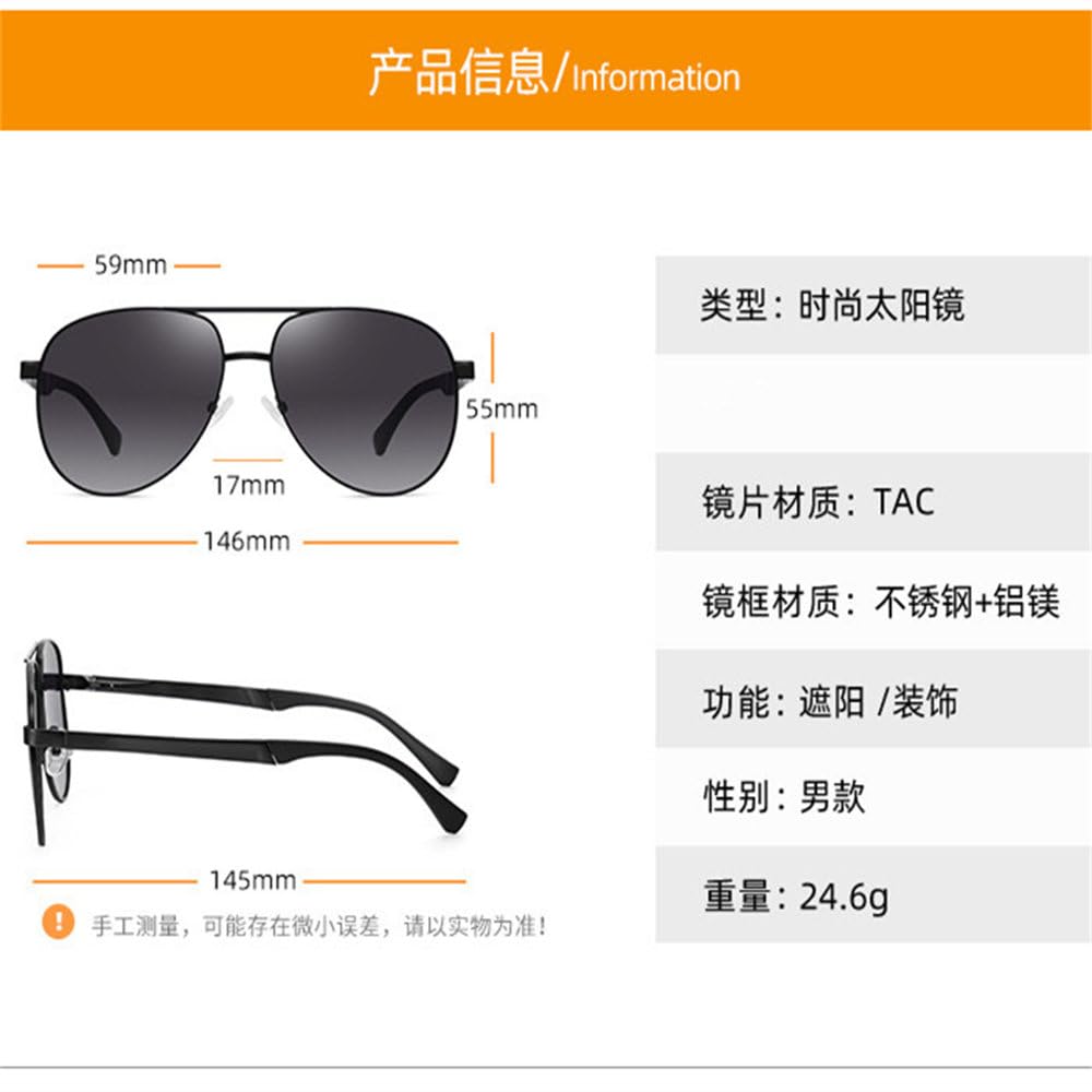 Gafas de sol polarizadas de ciclismo para hombre, elegantes, con protección UV para viajes al aire libre, fotografía callejera y conducción.