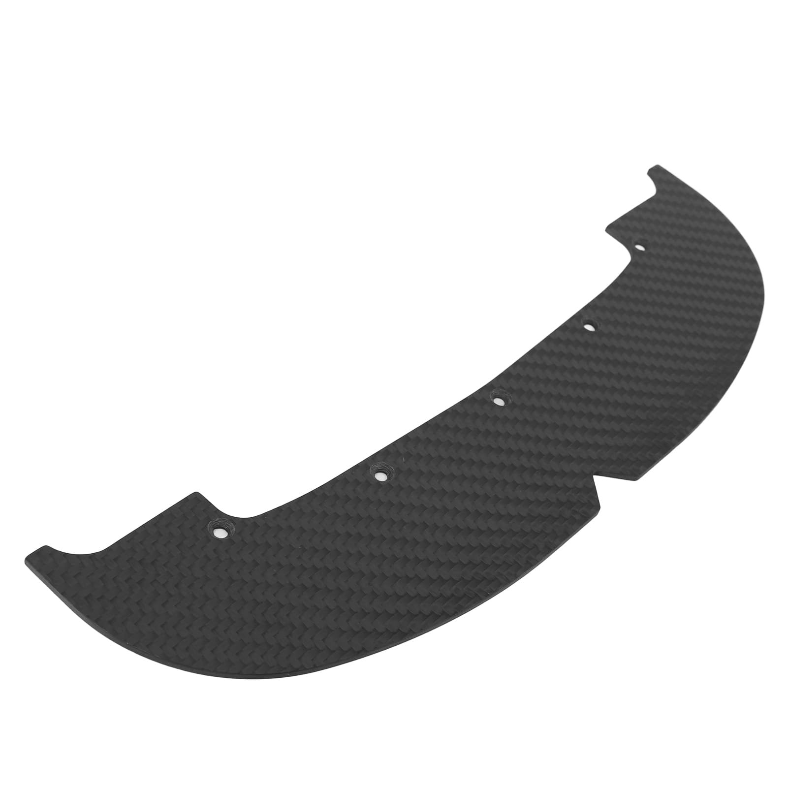 Carbon Fiber Front Splitter Shockproof RC Car Front Bumper Splitter Replacement for Arrma Vendetta 4wd 3s Blx