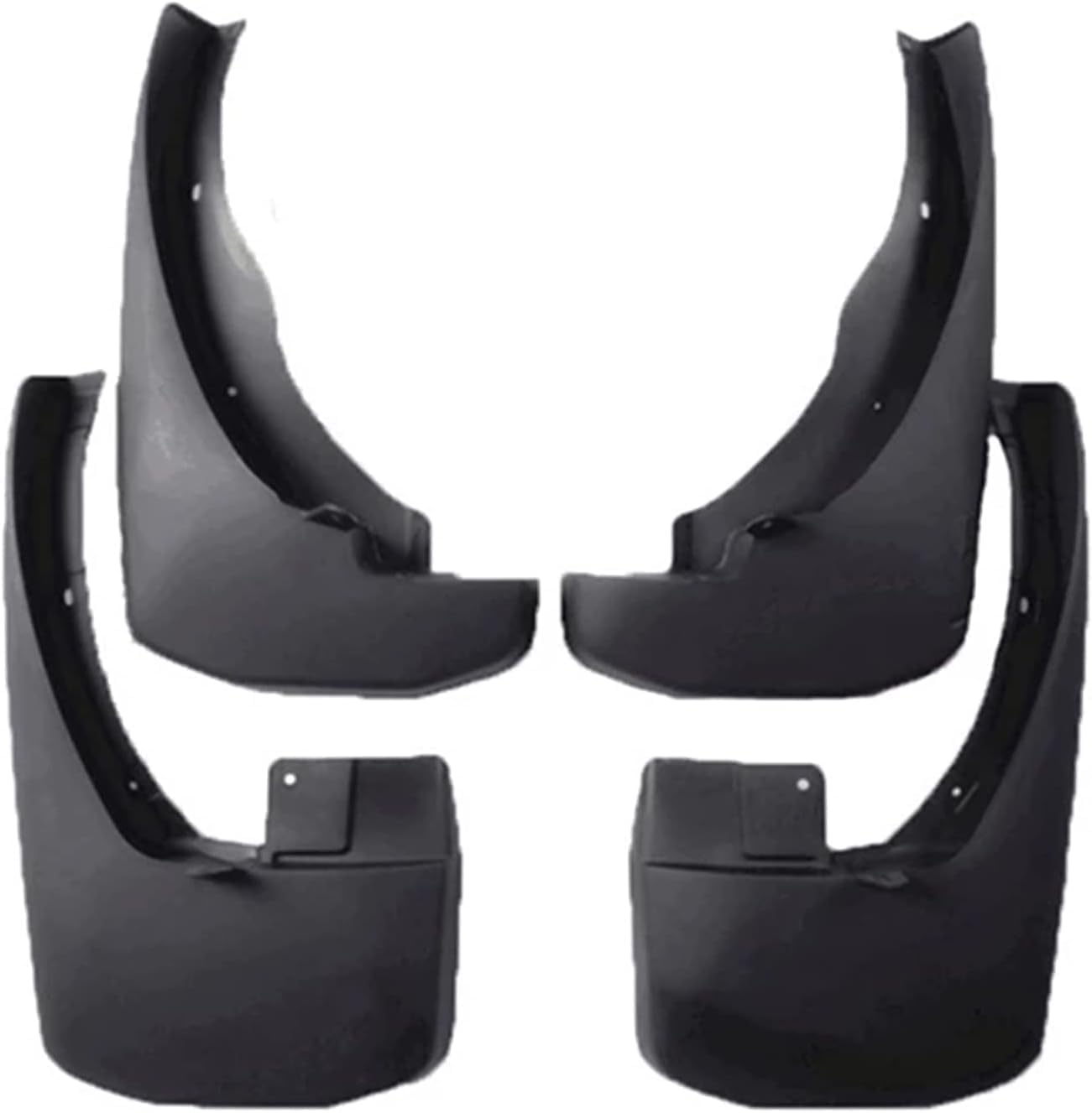 lijiazhe Front and Rear Mud Flaps Splash Guard for Nissan Navara Frontier Brute D40 2005-2016, No Drilling Auto Mudguards.