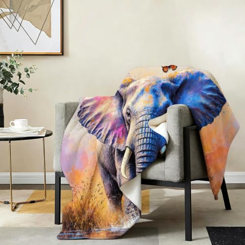 Couverture chaude grande taille elephant pour solutionner les nuits fraiches - 4