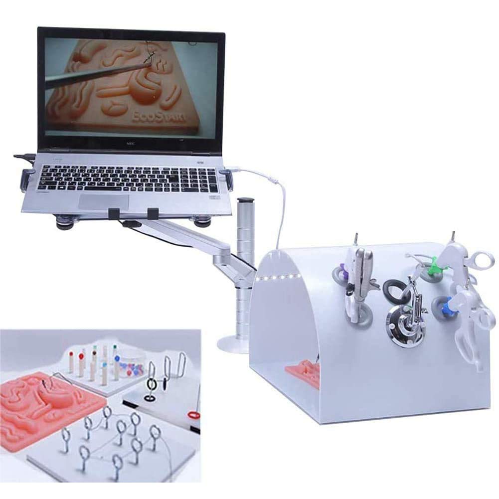 Laparoscopico Simulatore Scatola Kit Laparoscopica Box Training Simulatore Laparoscopic Trainer Allenatore per Allenamento Sussidi Didattici