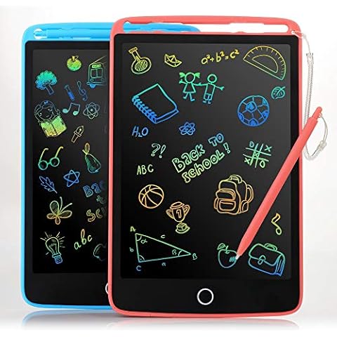 2 Pack LCD Writing Tablet - Colorful Screen Drawing Board 8.5inch Doodle Scribbler Pad Learning Educational Toy - Gift for Kids 3-6 Years Old Boy Girl (2 packs) Cover