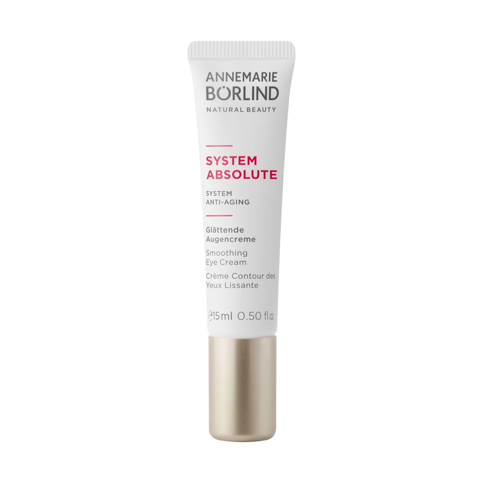 ANNEMARIE BÖRLIND SYSTEM ABSOLUTE Glättende Augencreme 15ml Anti-Aging | Anti-Aging Augenpflege, Aktiviert Kollagenproduktion, Straffende Augencreme, Feuchtigkeitspflege gegen Falten, Glättend