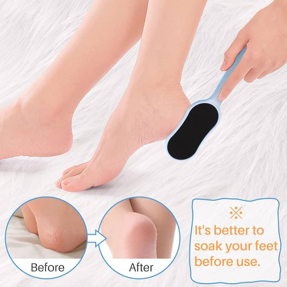 Amazon.com : Kalevel Foot Scrubber Pink Foot File Reusable Callus Remover Professional Pedicure Rasp File Dead Skin Remover for Feet Dry Hard Skin 2 Pcs : Beauty & Personal Care