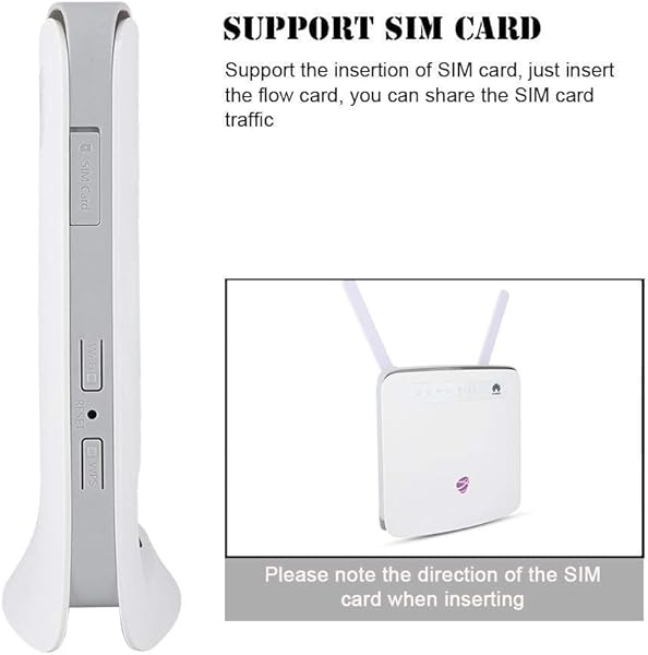 Router Wi Fi 4G LTE 300 Mbps Supporto 64 Router Wireless CPE per SIM Card 64 Utenti con Doppia Frequenza 2 4 Ghz 5 Ghz per 4G a Wifi Rete Cablata a Wifi Connessione Stabile per CasaViaggioUE