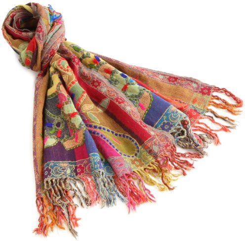 (グレンプリンス)Glen Prince ハンドクラフトオリエンタルストール 1536W 3MULTI F