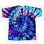 Purple Blue Tie Dye