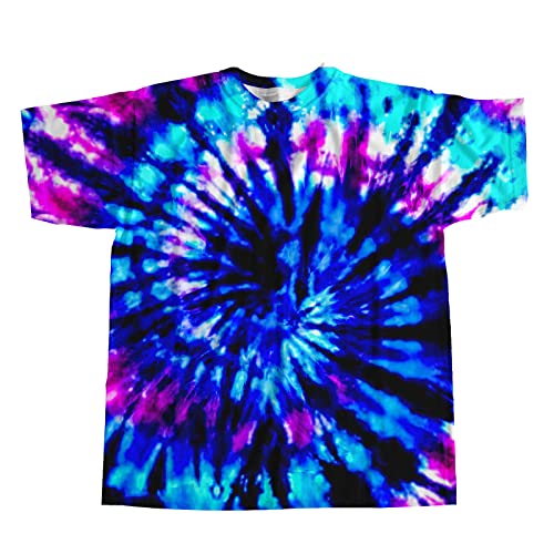 Image of Kids Tie Dye Shirt 6-18 Years Children Hippies Senior Tie-Dye Tee Tshirt for Boys' Girls'
