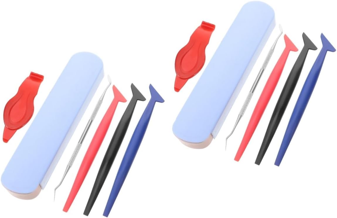 2sets Vinyl Wrap Installation Tool Kit Film Scraper Sealing Tool and Edge Trimmer for Car Window Tinting and Materials for and