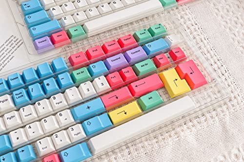 Image of Dye Sublimation Keycaps | Cherry Profile for Custom Merchanical Keyboard | 139 Keys (Chalk)