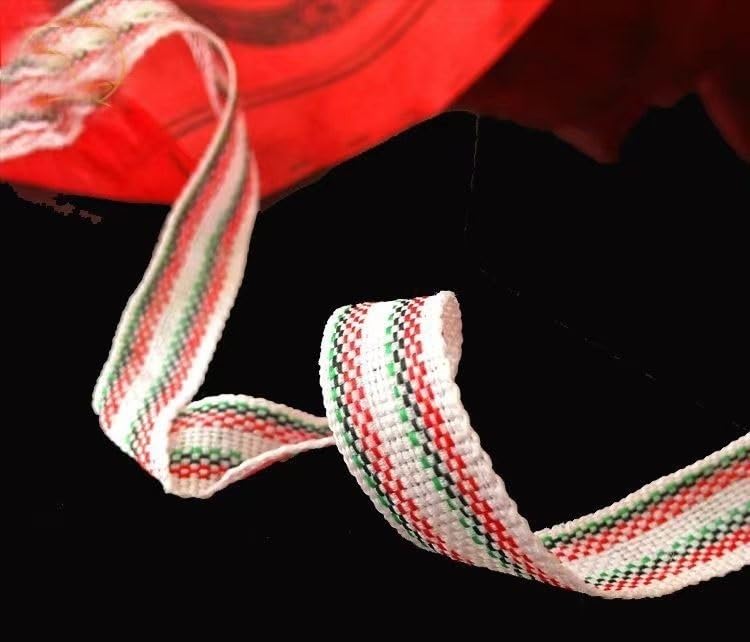 Tibetisch-buddhistische Gebetsfahnen, Gebetsdekoration, Dreiecksbanner, tibetisches buntes Seidenbanner, Fengmaqi Long Da-Wimpel, 6,5 Meter, 25 Seiten, Flaggen (Color : 10 pcs)