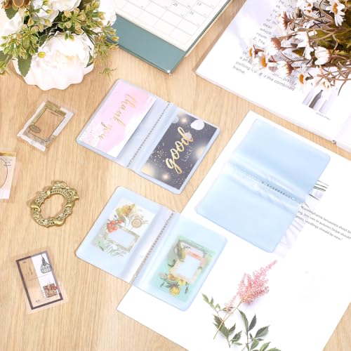 6 Pcs Plastic Wallet Card Holders, Applicable to Wallet Picture Photo Holder for Wallets PVC Wallets Inserts Card Holder 20 Slots​4