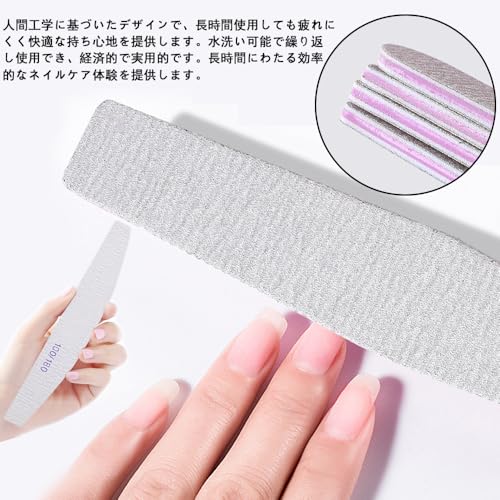 KASELIN ネイルファイルセット 100G/180G 3枚セット LXN343 の商品画像 5