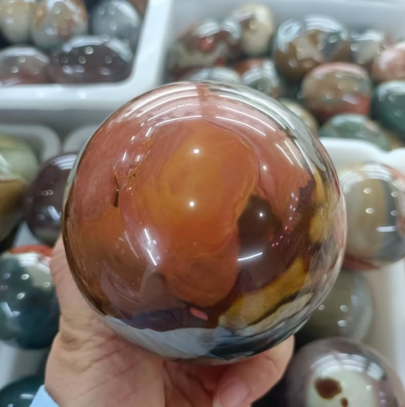 Natürlicher Meeresstein, Kugel, Quarzkristall, Mineralprobe, Reiki, Spirituelle Dekoration Für Zuhause, Büro, Energie, Meditation, Edelstein,66-70mm