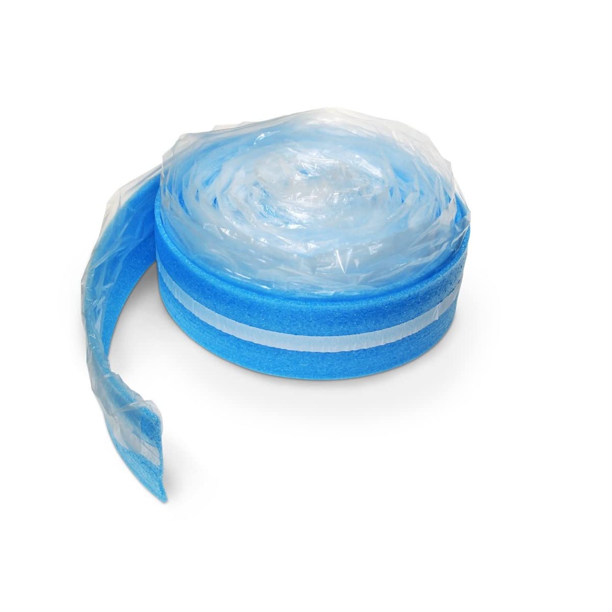 Bande d'isolation des bords, pour chauffage au sol, 25 m, 150 x 8 mm, bleue, durable | Bande périphérique