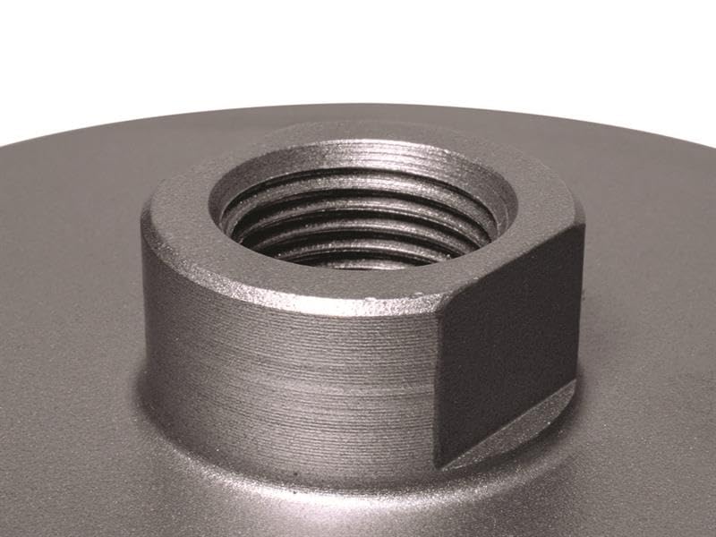 Taladro de núcleo seco ranurado Mexco DCX90, núcleo de diamante de alto rendimiento para perforación de materiales de mampostería - 91 mm