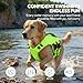 KONVINIT Hundeschwimmweste für Mittelgroße Hunde, Schwimmweste Hund Robust mit Verstärkten Nähten, Leicht An-/Ausziehbar, Schwimmen Training & Sicherheit am Wasser - Dog Life Jacket