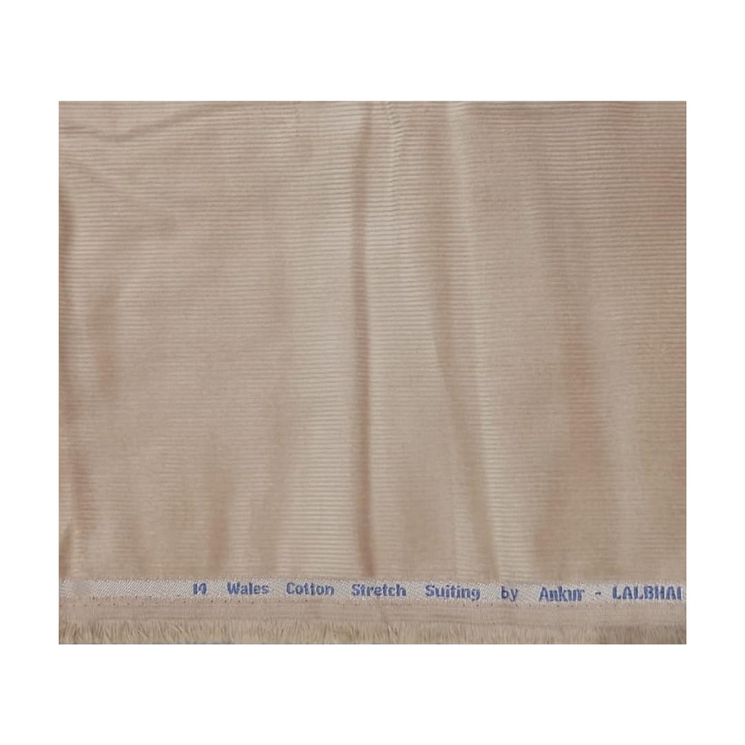 TheAnkur Mens Stretchable Un-stitched Corduroy Trouser Cream Fabric(1.30 m to 2.50 m) (1.30 Meter, Cream)-picture-20