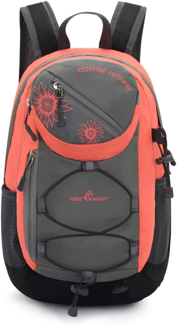 AUXDIQ Mochila 20L Impermeable Paquete de Camping para Deportes al Aire Libre Mochila de Escalada Montañismo Mochila de Trekking para Niños Hombres Mujeres (39 x 26 x 20CM)