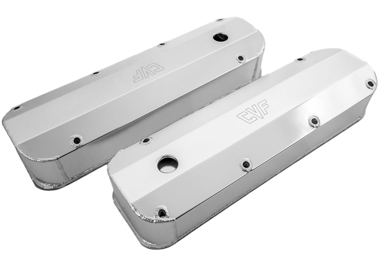 429Ford Motorsport バルブカバー クロームメッキ Amazon.com: 429 460 Tall Fabricated Valve Covers Compatible with
