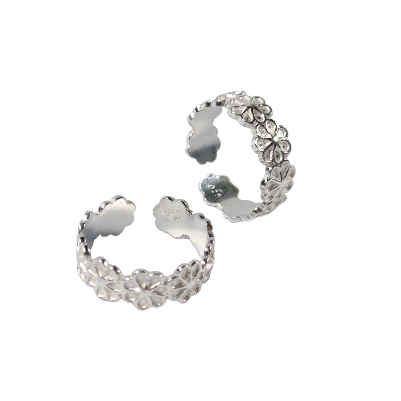 925 Sterling Silver Toe Rings, Adjustable | Bicchiya/Toe Rings for Women and Girls-Pack of 1-image-26