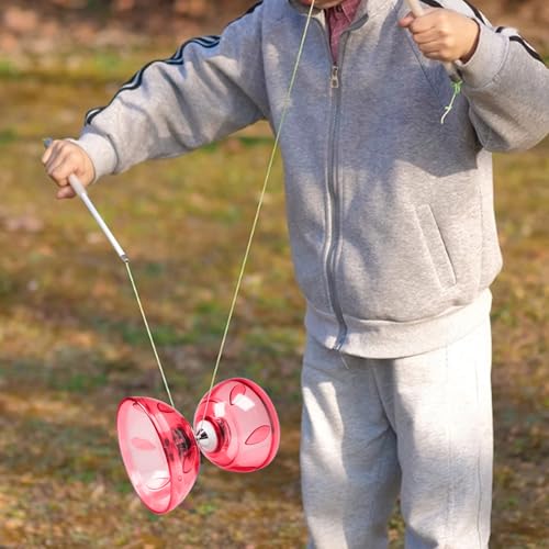 Diabolo yoyo chinois avec axe stable et cordes de rechange
