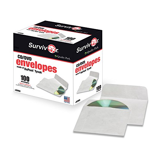 Preisvergleich Produktbild CD / DVD Sleeves, Tyvek, 100 / Box