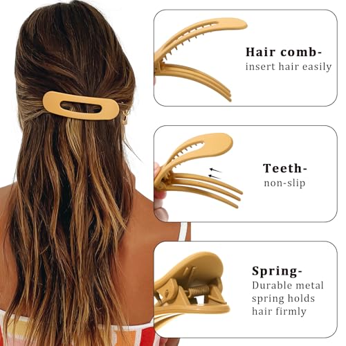 Pinzas francesas planas para cabello 6 piezas miniatura 5