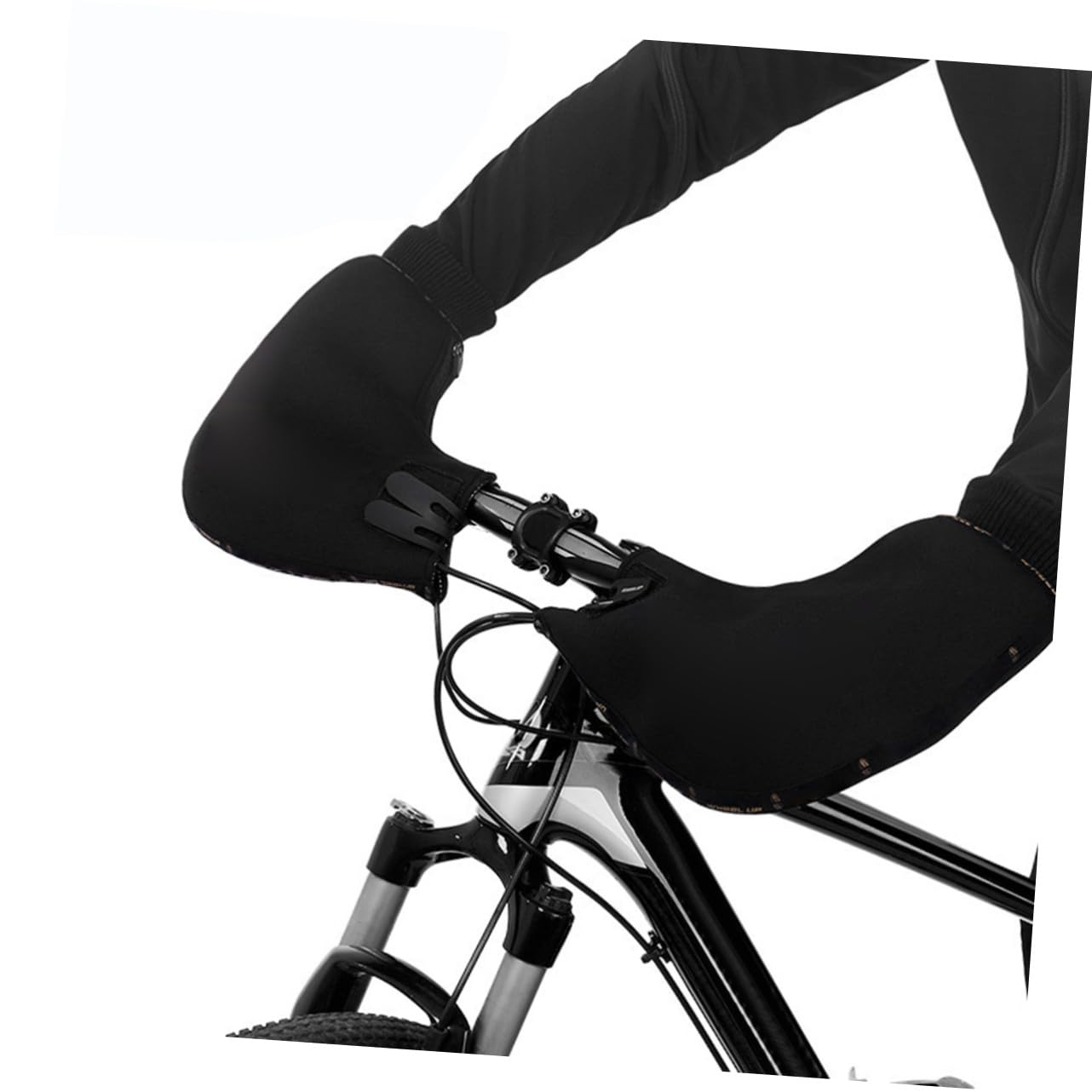 TOYANDONA Winddichte Winter Fahrradhandschuhe für Herren und Damen Fahrradlenkerhandschuhe aus Neopren und Baumwolle Leichte Warme Handschuhe für Kalte Wintertage Beim Mountainbike