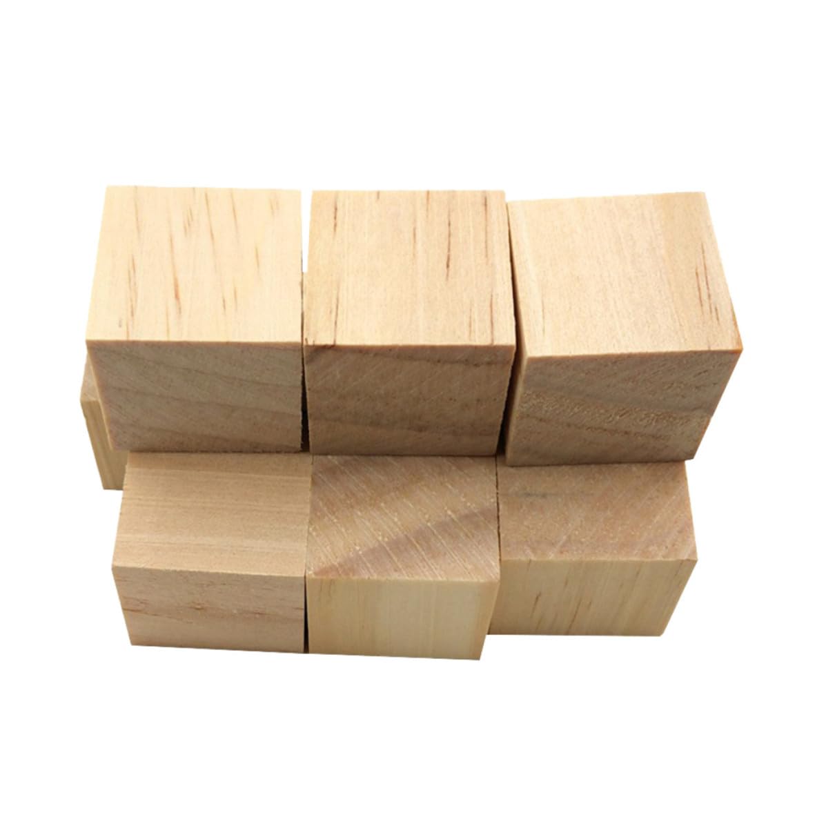 36 Bloques Cuadrados de Madera de Pino sin Tratar 38 Mm para Manualidades Diy, Cubos Pequeños Naturales para Proyectos de Artesanía y Creaciones Creativas
