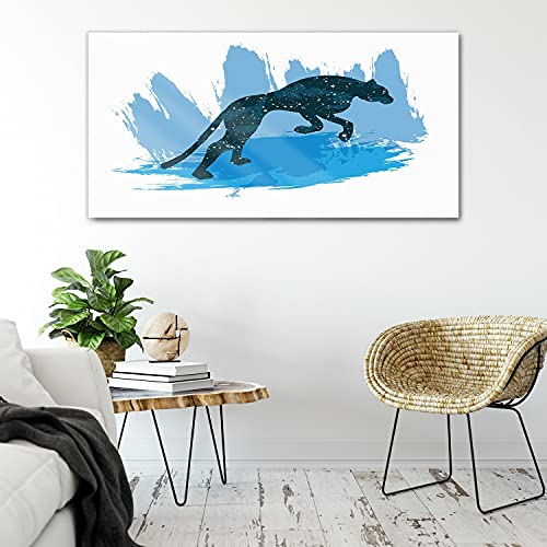 Tableau acrylique léopard 100x50cm pour sublimer un mur vide - 4