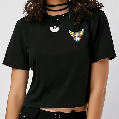 Miniatura 3 de DEZARO 5 piezas de bonito en tinta de Bulldog Francés Boxer Chihuahua Pit Bull Parche bordado, parche para planchar o coser para ropa, vestido,