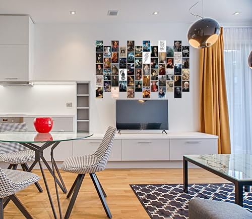 Image of Pack of 54 Harry Movie Wall Collage Kit Posters - 4 x 6 Inches Wall Decor Poster - Wall Art For Bedroom, Living room, Office - 1 Tissue Tape