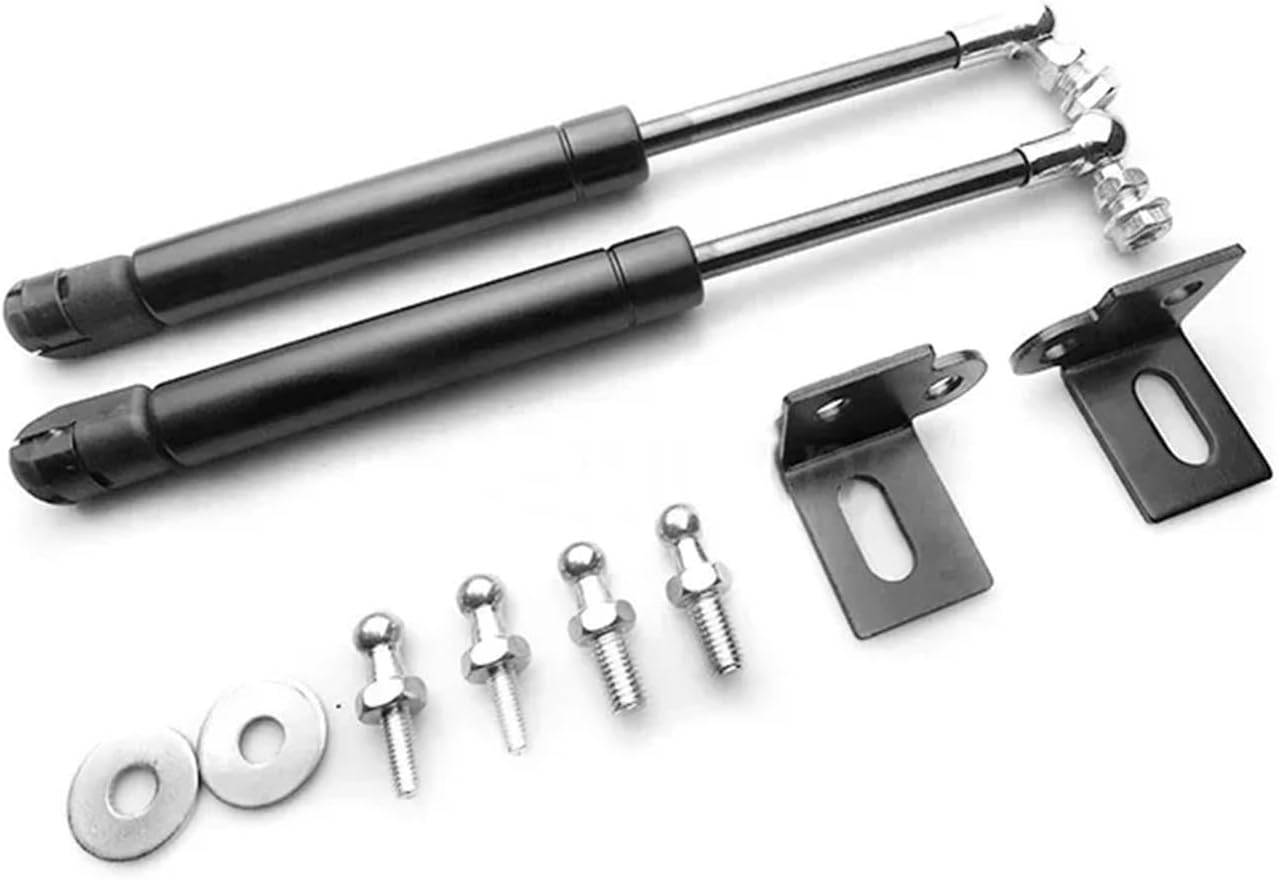 Car Bonnet Hood Support Rod Lift Strut Bars Spring Shock Gas Bracket Compatible With VW Tiguan 2010 2011 2012 2013 2014 2015 2016 2017 MK1