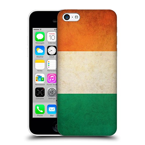 Image of Head Case Designs Ireland Irish Éire Vintage Flags Hard Back Case Compatible With Apple iPhone 5c